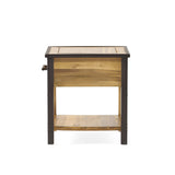 Christopher Knight Home Luna Acacia Wood One Drawer End Table, Natural Stain Christopher Knight Home