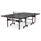 HEAD Summit USA Indoor Table Tennis Table, Competition Grade Net, 10 Minute Easy Set Up – Ping Pong Table with Playback Mode HEAD