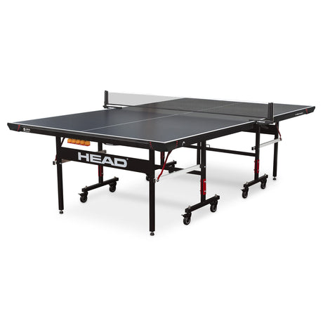 HEAD Summit USA Indoor Table Tennis Table, Competition Grade Net, 10 Minute Easy Set Up – Ping Pong Table with Playback Mode HEAD