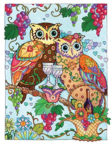 Creative Haven Owls Coloring Book (Adult Coloring Books: Animals) Dover Publications