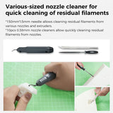 Creality Official 3D Printer Tools Kit, 74 Pcs in 1 3D Printing Tool Wrap Kit Assembly/Removal/Finishing/Deburring/Filament Cutting Tool with Nozzle Cleaning Kit for All FDM Printers Creality