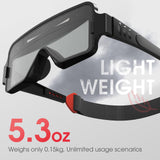 YESWELDER True Color Solar Powered Auto Darkening Welding Goggles, 2 Sensors Welder Glasses for TIG MIG MMA Plasma YESWELDER