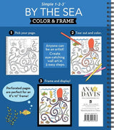 Color & Frame - By the Sea (Adult Coloring Book) New Seasons