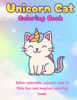 Unicorn Cat Coloring Book WoodArtSupply