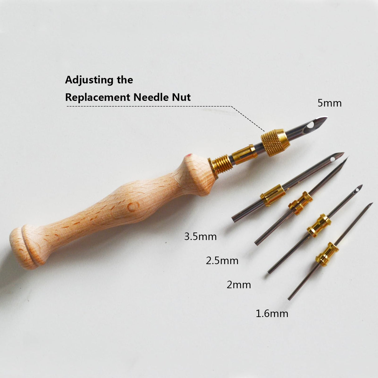 DiaWiew Punch Needle Embroidery Kit - Complete Set for Needle Punching - Includes Adjustable Punch Needle Tool and Wooden Handle Embroidery Pen Set - Ideal for Adults Beginners DiaWiew