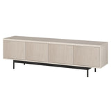 Henn&Hart Whitman TV Stand, 70" Wide, White Henn&Hart