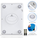 Nicewell Food Scale, 22lb Digital Kitchen Scale Weight Grams and oz for Cooking Baking, 1g/0.1oz Precise Graduation, Stainless Steel and Tempered Glass (Ash Silver) Nicewell