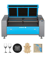 OMTech 150W CO2 Laser Engraver with Autolift Autofocus, 150W Laser Cutter 2 Way Pass Through, 40x63 Laser Engraving Machine with Ruida Control 3-Way Pass-Through Air Assist, Laser Cutting Machine OMTech