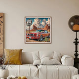 Kulvci Car Diamond Painting Kits for Adults, Diamond Art Kits for Beginners, DIY 5D Diamond Painting with Round Gem Art Kits for Gift Home Wall Decor 12x12inch Kulvci