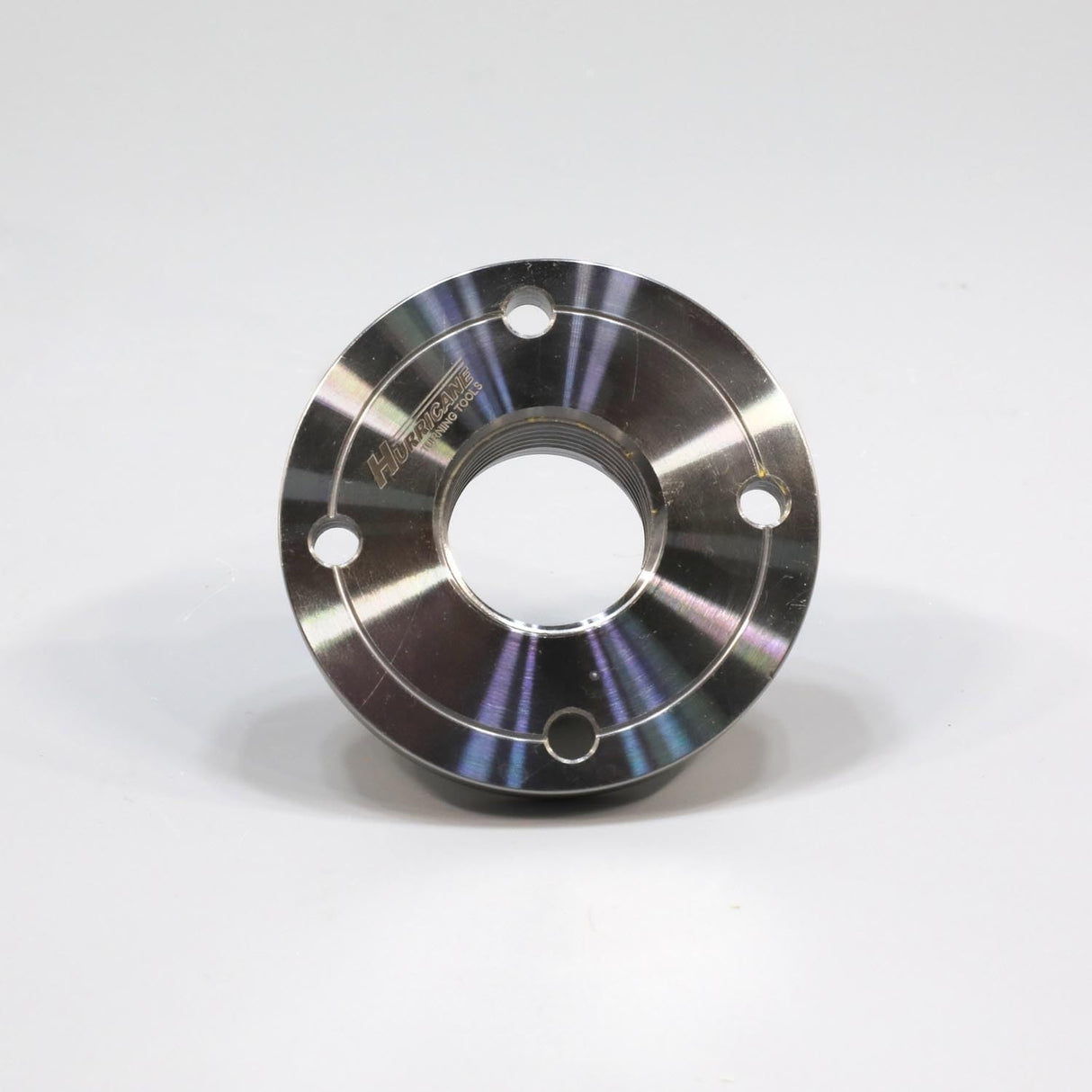 Hurricane Turning Tools, 3" Steel Faceplate For Wood Lathe, 1 1/4" x 8 TPI Hurricane Turning Tools