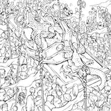 Dragon Riders: A Fantasy Coloring Book (Dover Adult Coloring Books) WoodArtSupply