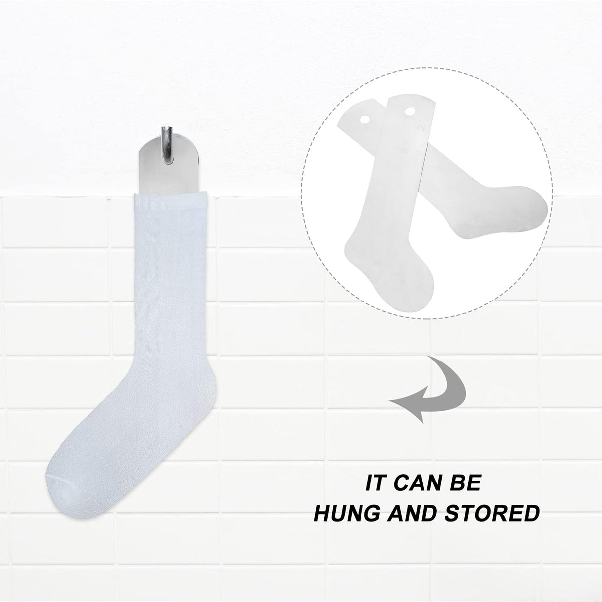 2pcs Metal Sock Heat Press Sock Hockey Style Aluminum Sock Dye Sublimation Printing Socks Jigs DIY Accessory EXCEART