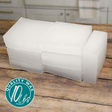 Direct Candle Supply - 10lb Fully Refined Household Paraffin Candle Wax, Paraffin Wax for Candle Making, Bulk Candle Wax for Crafting Projects and Candle Making, Parafina, Cera para Velas Direct Candle Supply