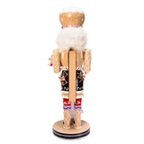 Kurt Adler 16-Inch Wooden Gingerbread Christmas Nutcracker (Color May Vary),Brown/Beige Kurt S. Adler