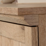 Sauder Aspen Post Storage Cabinet, L: 34.88" x W: 19.45" x H: 59.76", Prime Oak finish Sauder