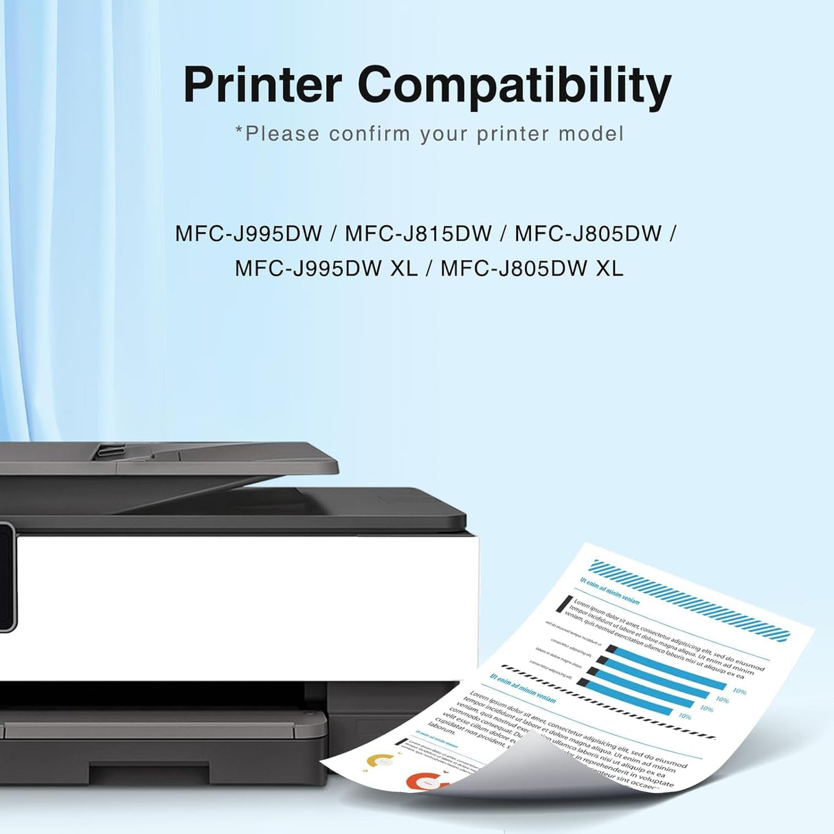 Starink LC3033XXL Replacement for Brother LC3033 LC-3033 LC3035(BK/C/M/Y) Ink Cartridge Compatible with MFC-J995DW MFC-J805DW MFC-J815DW Printer(4 Packs) st@r ink