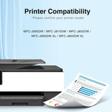 Starink LC3033XXL Replacement for Brother LC3033 LC-3033 LC3035(BK/C/M/Y) Ink Cartridge Compatible with MFC-J995DW MFC-J805DW MFC-J815DW Printer(4 Packs) st@r ink