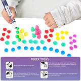 Bingo Markers 16 Color Bingo Daubers Washable Bingo Markers Drawing Coloring Arts and Crafts Supplies Dot Paint Marker Set DOSEWART