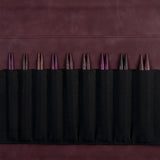 Knit Picks Options Wood Interchangeable Knitting Needle Set with Case and Stitch Markers (Royal Purple) Knit Picks