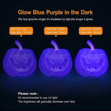 HELLO3D Glow in The Dark PLA Filament, Blue Purple Luminous Filament 1.75mm Strong Glow Effect 3D Printer Filament, 1kg Spool (2.2lbs), Dimensional Accuracy +/- 0.05 mm,Glow Blue Purple HELLO3D