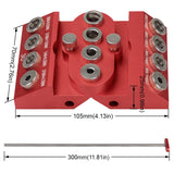 30 45 90 Degree Angle Drill Guide Jig Drill Block for Straight Angled Holes with Detachable Drill Bushings Positioning Bar Toolcool