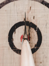 Colossus Big Axe: World Axe Throwing League Premium Competition Throwing Axe with Throwing Hatchet Nylon Sheath and Hickory Wooden Handle WATL