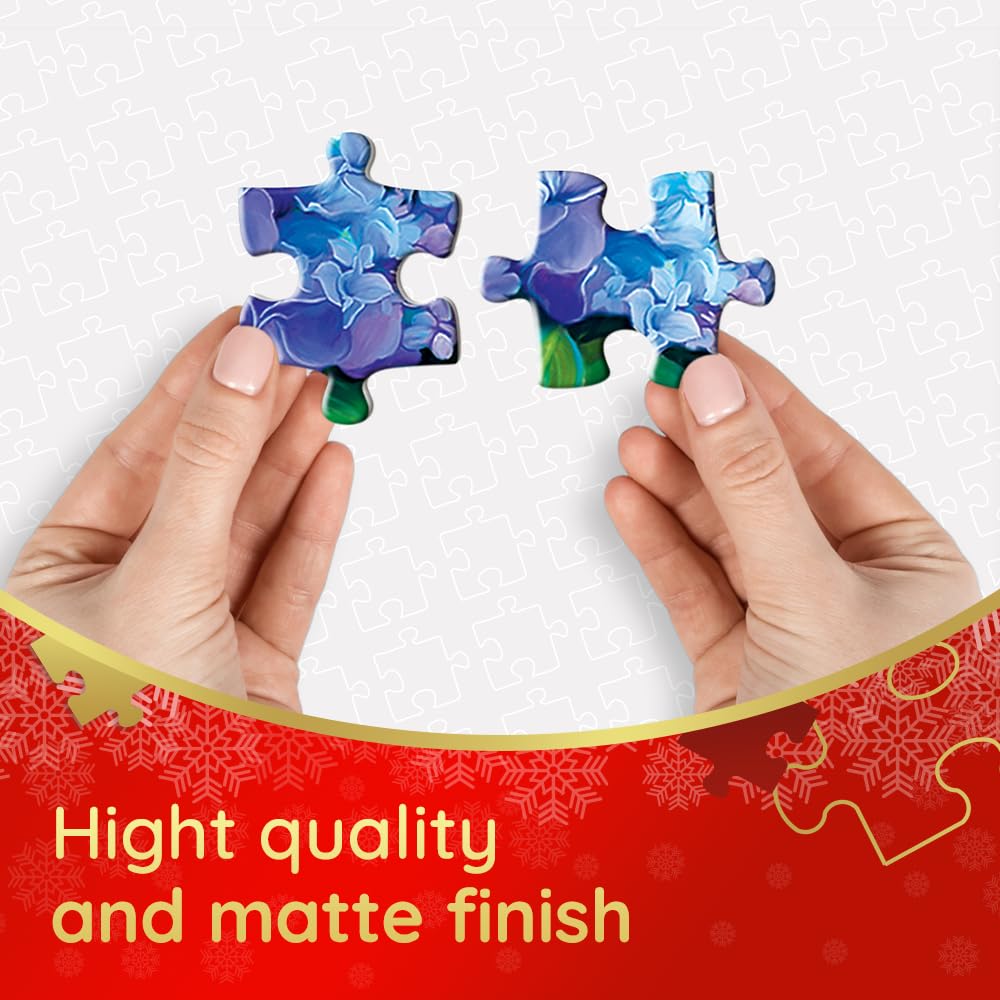 Trefl Classic Santa 500 Piece Jigsaw Puzzle 27"x19" Print, DIY Puzzle, Christmas Jigsaw, Creative Fun, Classic Puzzle for Adults and Children from 12 Years Old Trefl