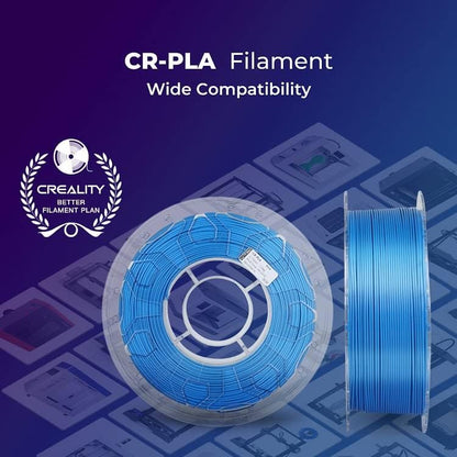 Creality PLA Filament 1.75mm, 3D Printer Filament, 1.0kg (2.2lbs) Spool, No Warp Enhanced Toughness, Dimensional Accuracy ±0.03mm Printing Filament, for FDM 3D Printers (Rainbow) - WoodArtSupply