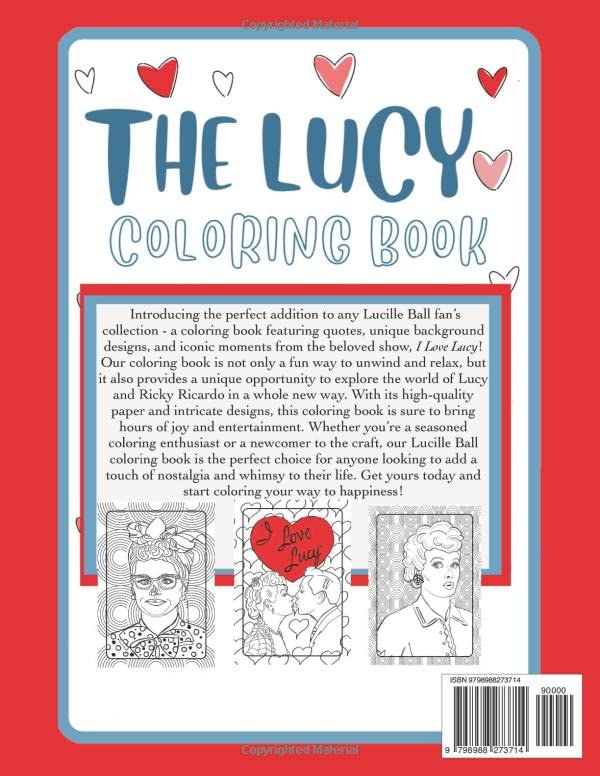 The Lucy Coloring Book WoodArtSupply