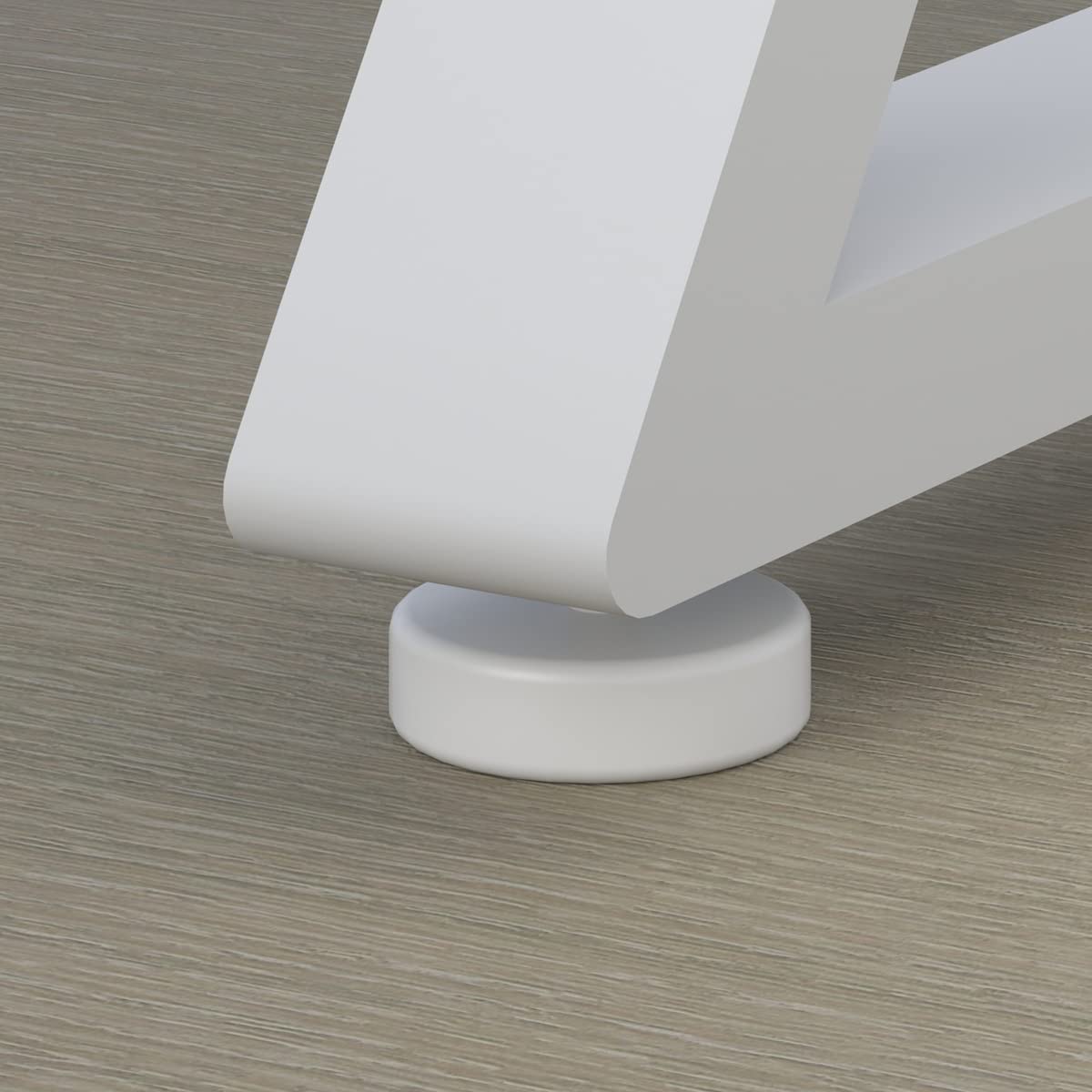 LVB Modern White Computer Desk, Long Industrial Home Office Desk for Student, Large Metal Wood Writing Study Work Desk, Farmhouse Executive Gaming Computer Table for Bedroom Living Room, White, 60 in LVB