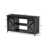 Tatub 75-90 Gallon Fish Tank Stand with Cabinet, Heavy Duty Metal Large Aquarium Stand for Accessories Storage, Reptile Tank Turtle Terrariums Table, 1000+ LBS Capacity, 58.9"x19.7"x32.6" H, New Black Tatub