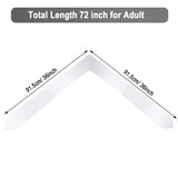 SATINIOR 5 Pieces 72 Inch Graduation Stole Sublimation Plain Honor Stole Blank Unisex Adult SATINIOR