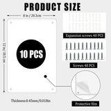 ToBeAce 10 Pcs Sublimation Metal Sign Blanks 8x12 Inch, Aluminum Sublimation Yard Sign Blanks, Sublimation Photo Blanks with Holes Screws DIY Sign Photo for Ourdoor Indoor Garden Yard (Thick 0.45mm) ToBeAce