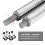 HZEEMFG Stainless Steel Table for Prep & Work 60 x 24 inches,5ft,Heavy Duty Metal Table with Adjustable Undershelf for Commercial Kitchen, Restaurant, Home, Hotel, Laundry Room,Garage, Workshops HZEEMFG