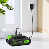 20V Lithium Battery Charger Compatible with Galax PRO Cordless Mini Circular Saw 96504 96505 95307 D6001 and More, 20V Charger Power Adapter Replacement for 91140, Power Supply White 1.5M OatXtorpor