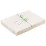 50 Sheets Deckled Edge Paper 4 x 6inch, 160 GSM Handmade Paper Rough/Textured Watercolor Paper for Wedding Invitations, Cards, Crafts Prudiut