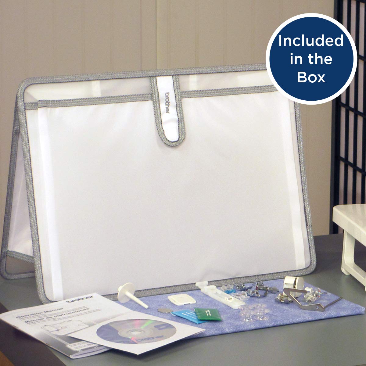 Brother Sewing and Quilting Machine, XR3774, 37 Built-in Stitches, Wide Table, 8 Included Sewing Feet Brother