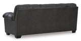 Signature Design by Ashley Bladen Faux Leather Sofa, Gray Signature Design by Ashley