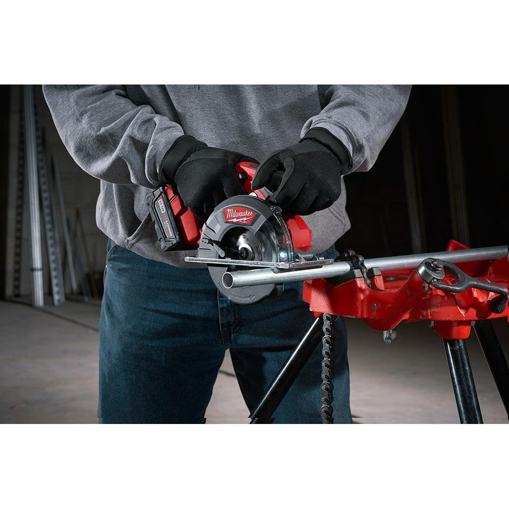 M18 FUEL 18-Volt Brushless Lithium-Ion 5-3/8 in. Cordless Metal Saw (Tool-Only) Milwaukee