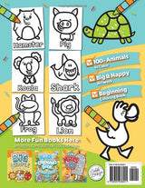 Toddler's First Animals Coloring Book: 100+ Pages | for Ages 1-3 WoodArtSupply