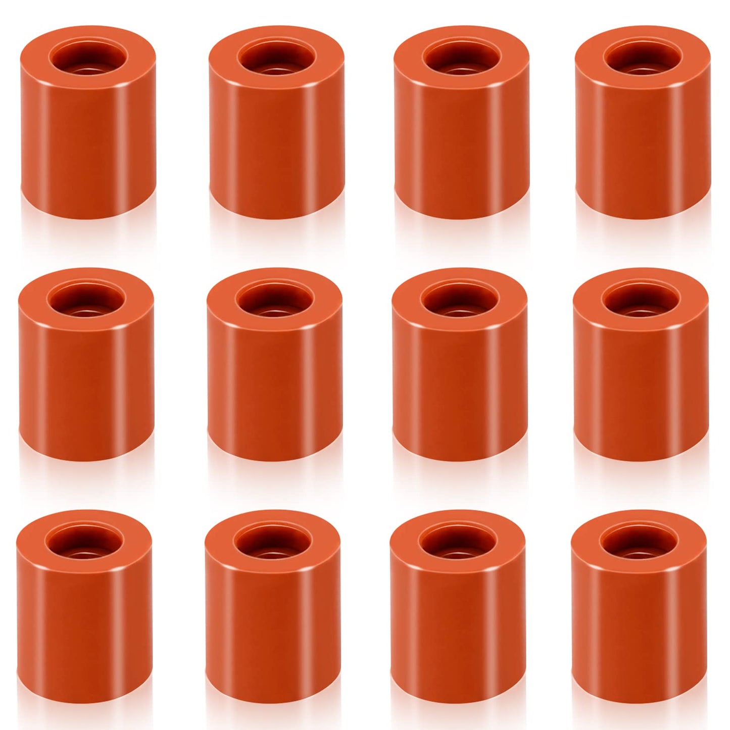 Agatige 12PCS 3D Printer Heat Bed Leveling Parts, 16mm 3D Printer Leveling Column Silicone Buffer 3D Printer Heat Bed Leveling Parts Leveling Spring Replacement Part for 3D printer Ender 3 /  - WoodArtSupply