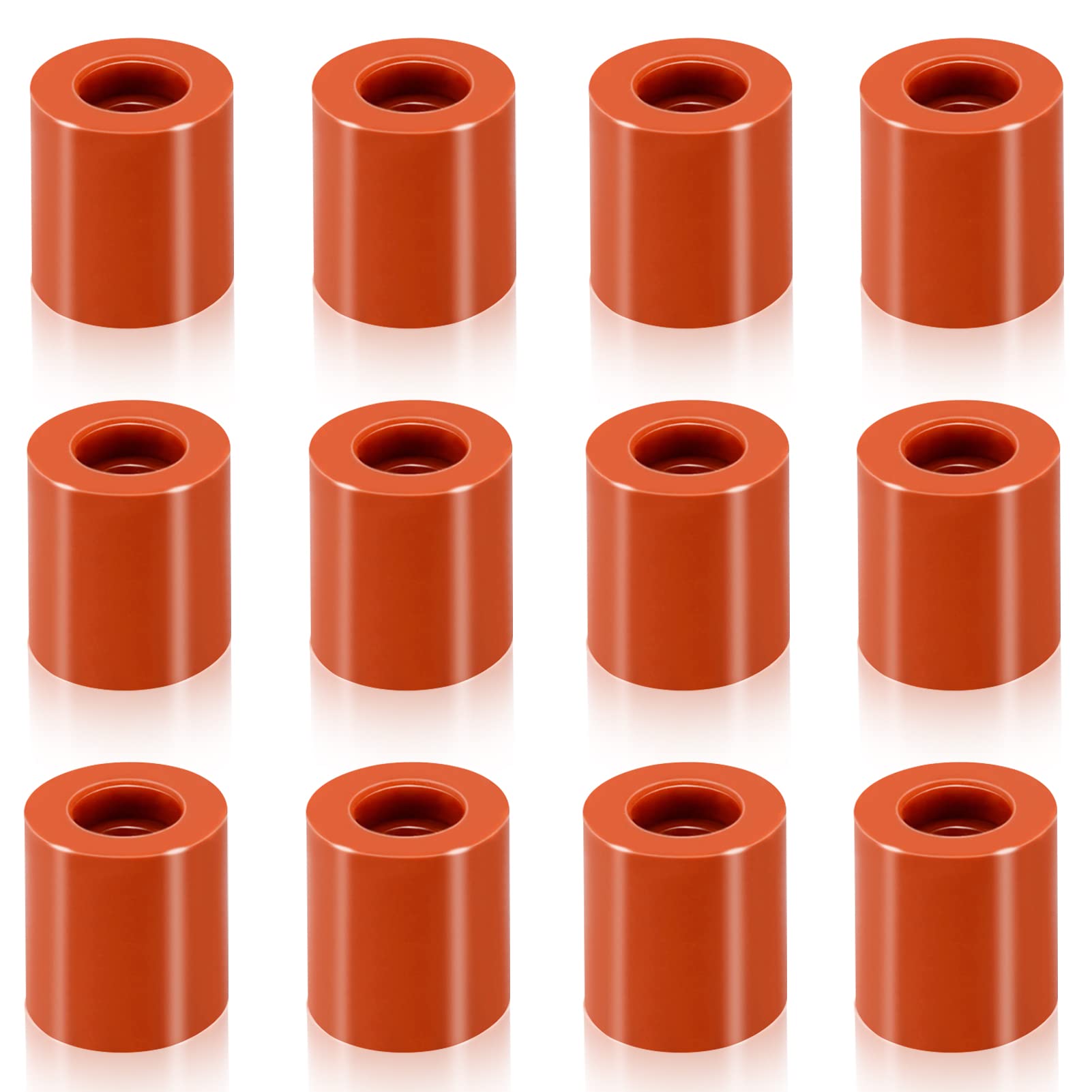 Agatige 12PCS 3D Printer Heat Bed Leveling Parts, 16mm 3D Printer Leveling Column Silicone Buffer 3D Printer Heat Bed Leveling Parts Leveling Spring Replacement Part for 3D printer Ender 3 /  - WoodArtSupply