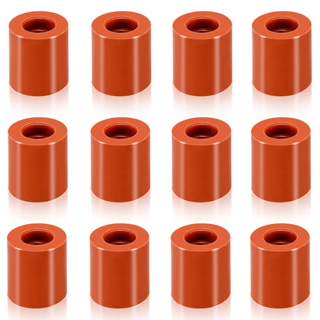 Agatige 12PCS 3D Printer Heat Bed Leveling Parts, 16mm 3D Printer Leveling Column Silicone Buffer 3D Printer Heat Bed Leveling Parts Leveling Spring Replacement Part for 3D printer Ender 3 / CR6-SE Agatige
