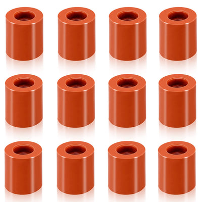 Agatige 12PCS 3D Printer Heat Bed Leveling Parts, 16mm 3D Printer Leveling Column Silicone Buffer 3D Printer Heat Bed Leveling Parts Leveling Spring Replacement Part for 3D printer Ender 3 / CR6-SE