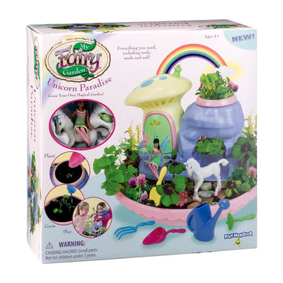 My Fairy Garden — Unicorn Paradise Toy Figurine Plant Kit — Grow a Garden for Dahlia the Fairy and Friends — Ages 4+