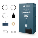 AENBUSLM 80W Laser Module Built-in Air Assist,10W Output Power,Fixed-Focus,Double Ultra-Fine Compressed Spot CNC Carving DIY Laser Masterfor Laser Cutter & Laser Engraver Machine - Laser Class:lV AENBUSLM