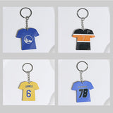 XKCWXY 72Pcs Sublimation Keychain Blanks Bulk - Sublimation Blanks Keychain with White Protective Film - MDF Sports Keychain - Heat Transfer Keychain Blanks Double Sided XKCWXY