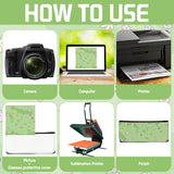 ZUYYON 3 Pcs Sublimation Eyeglass Case Blanks Heat Transfer PU Leather Sunglasses Case Pouch DIY Portable Glasses Protective Case ZUYYON