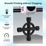 IEMAI Carbon Fiber PC Filament 1.75mm, High-Temp & Impact Resistant Reinforced Polycarbonate (PC-CF) 3D Printer Filament, High Strength & Rigidity, Black 1kg Spool IEMAI