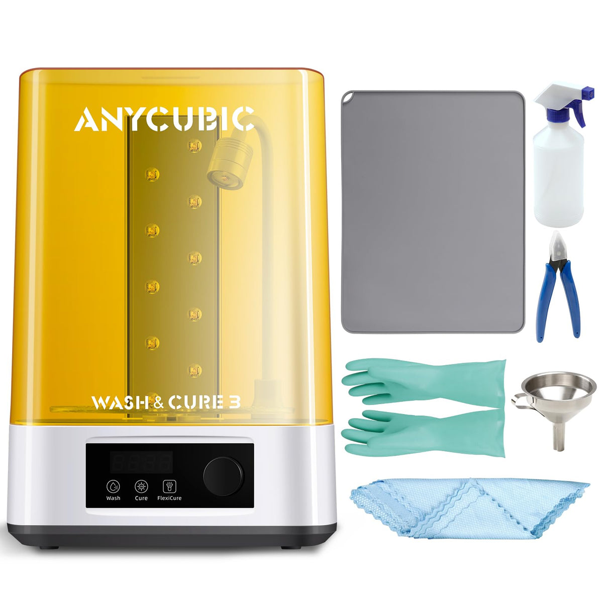 ANYCUBIC Wash and Cure 3 Station and Resin 3D Printer Accessories Tool Kits ANYCUBIC